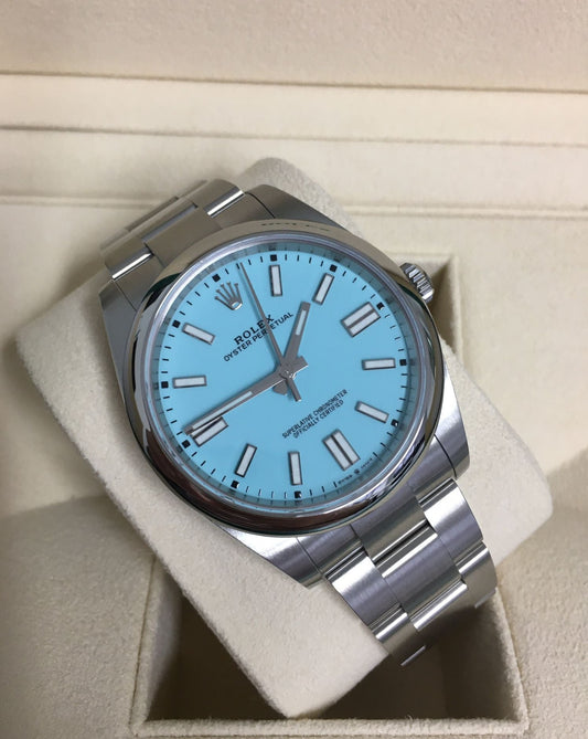 Rolex Oyster Perpetual 41 Tiffany Blue - 124300 - 2023