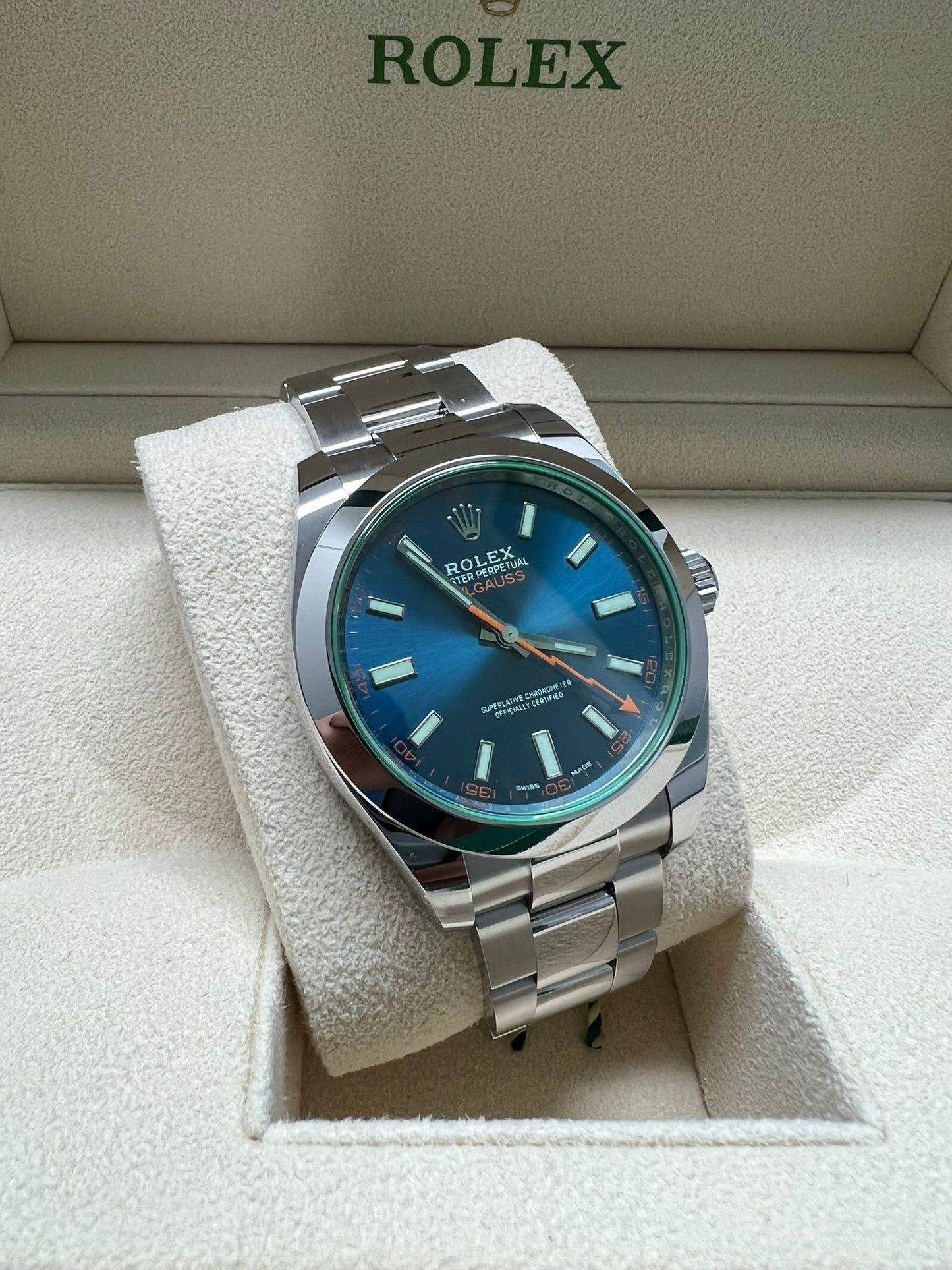 Rolex Milgauss Blue - 116400GV - 2023