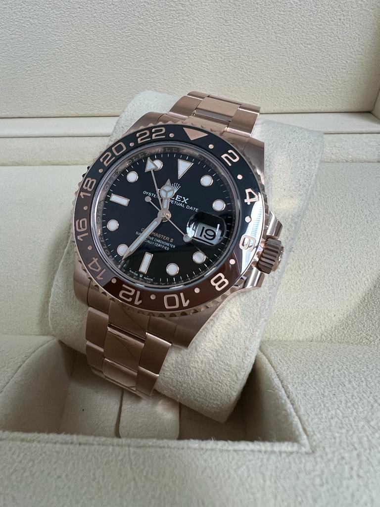 Rolex GMT Master II Rootbeer Full Gold - 126715CHNR - 2023